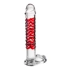 Нереалистичный фаллоимитатор Sexus Glass, стекло, прозрачный, 16 см