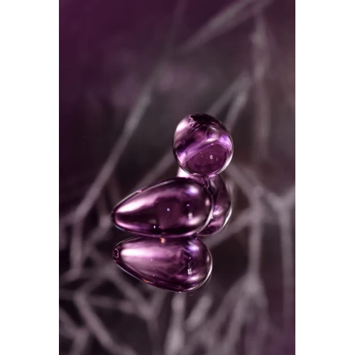 Вагинальные шарики Sexus Glass, стекло, розовые, Ø 2,7 см