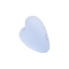 Вакуум-волновой стимулятор клитора с вибрацией Satisfyer Cutie Heart, силикон, голубой, 7,7 см
