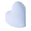 Вакуум-волновой стимулятор клитора с вибрацией Satisfyer Cutie Heart, силикон, голубой, 7,7 см