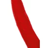 Насадка на пенис для двойного проникновения Black&Red by TOYFA , силикон, красный, 16,5 см