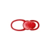 Насадка на пенис для двойного проникновения Black&Red by TOYFA , силикон, красный, 16,5 см
