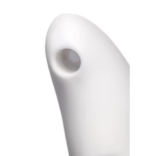 Вакуум-волновой стимулятор клитора с вибрацией Satisfyer Vulva Lover 2, силикон, белый, 11,9 см