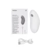 Вакуум-волновой стимулятор клитора с вибрацией Satisfyer Vulva Lover 2, силикон, белый, 11,9 см